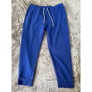 Polo Ralph Lauren Mens Royal Blue Fleece Jogger‎ Sweatpants XXL Pony Logo 38x30.